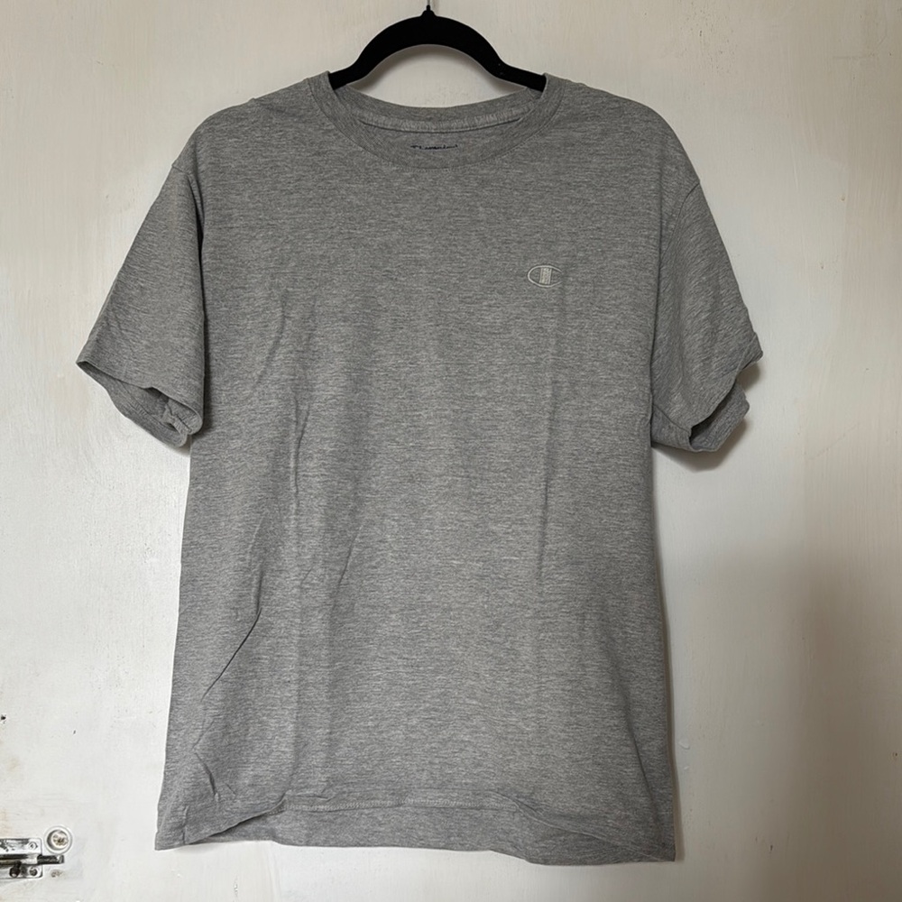 Champion Gray Short Sleeve Tee Classic Fit